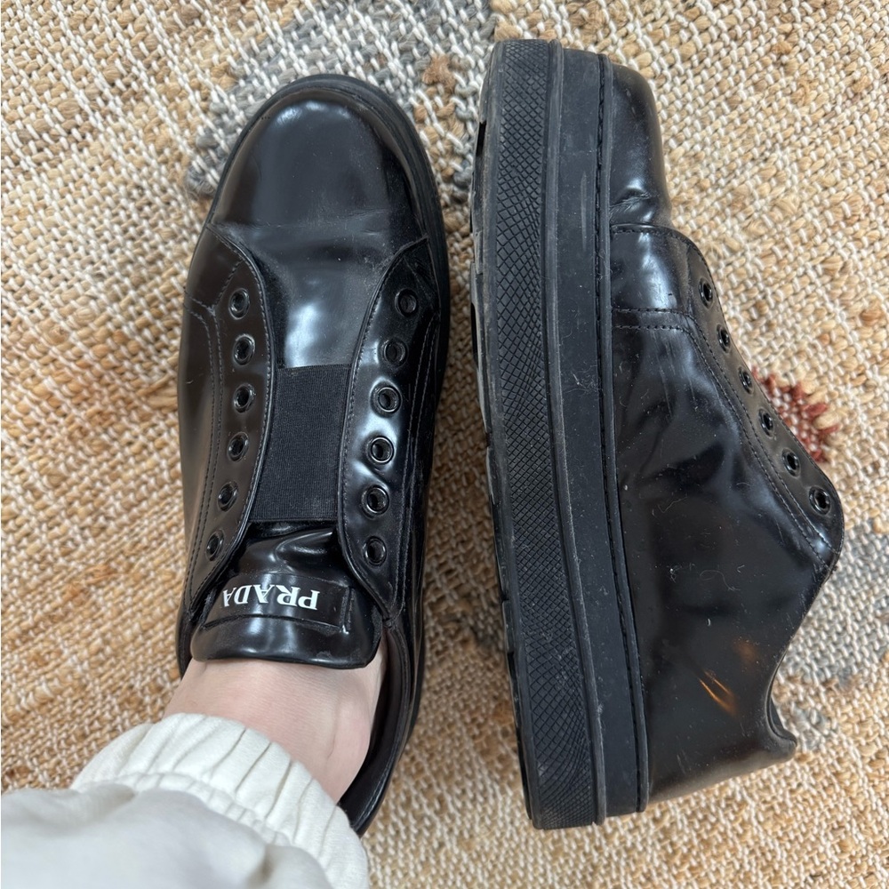 Prada Slip On Low Top Loafer / Sneakers - Picture 3 of 3
